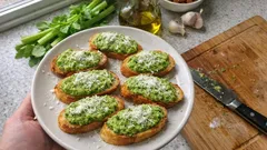 Celery Pesto: A Bright, No-Cook Sauce for Pasta, Crostini, and More